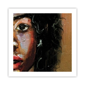 Poszter - Fekete és fény - 50x50 cm