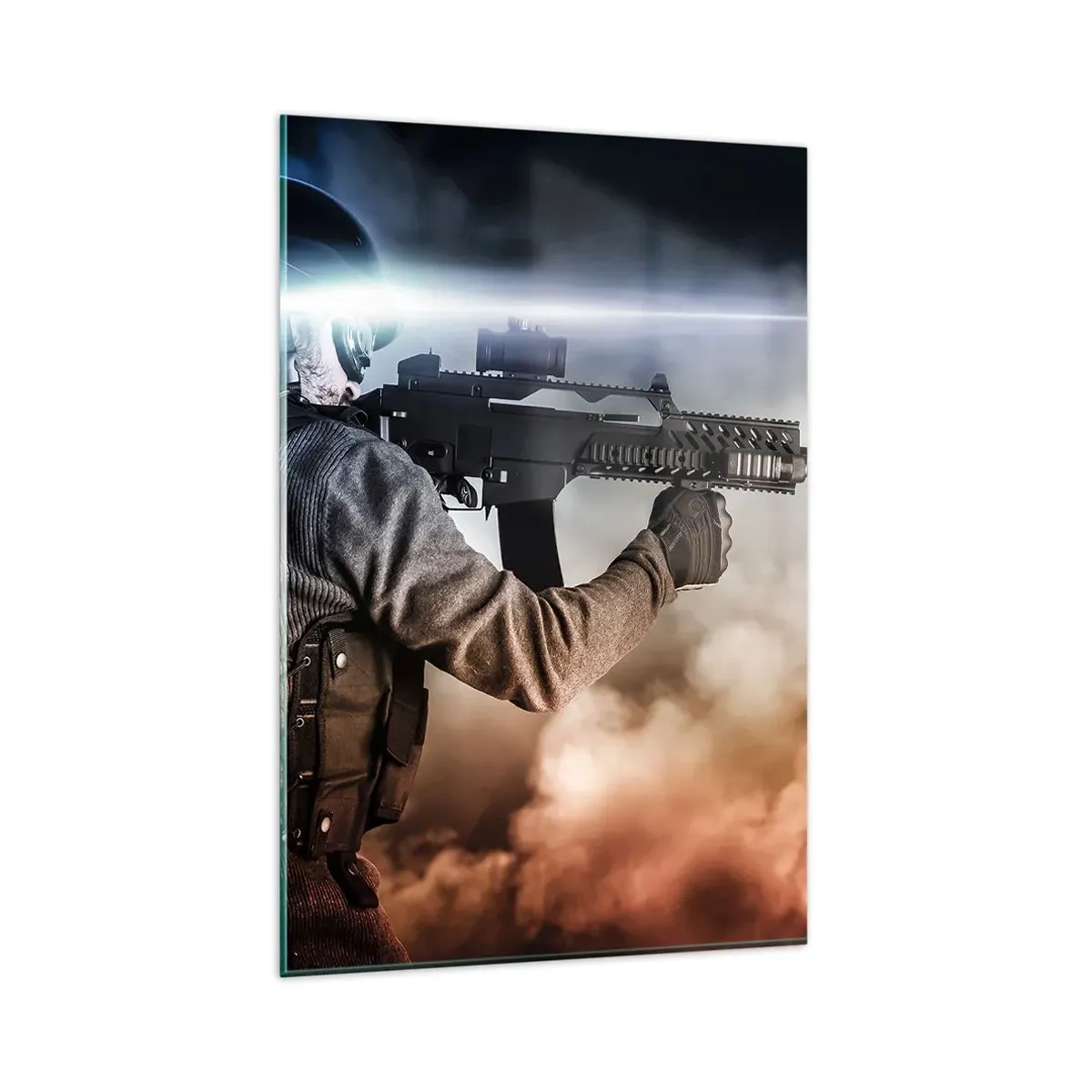 Üveg kép - Egyszerűen egy hős - 80x120 cm