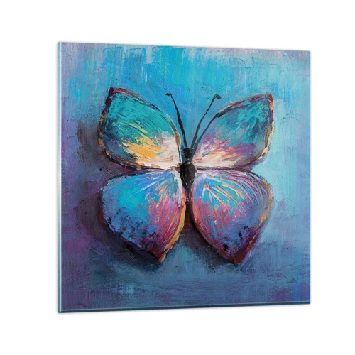 Üveg kép - Teljes pompájában - 30x30 cm