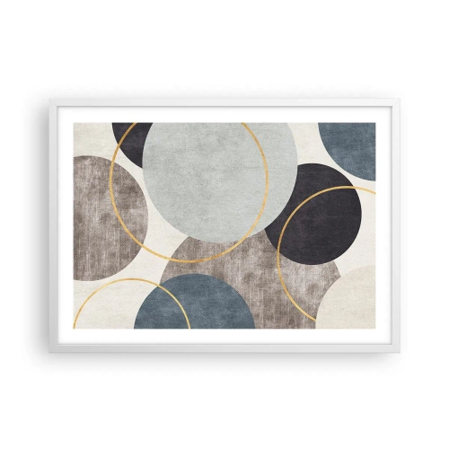 Poszter fekete keretben - Kerékről kerékre - 70x50 cm