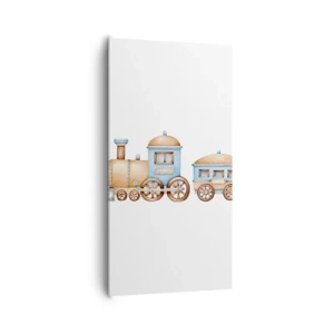 Vászonkép - Az állomáson állva... - 65x120 cm