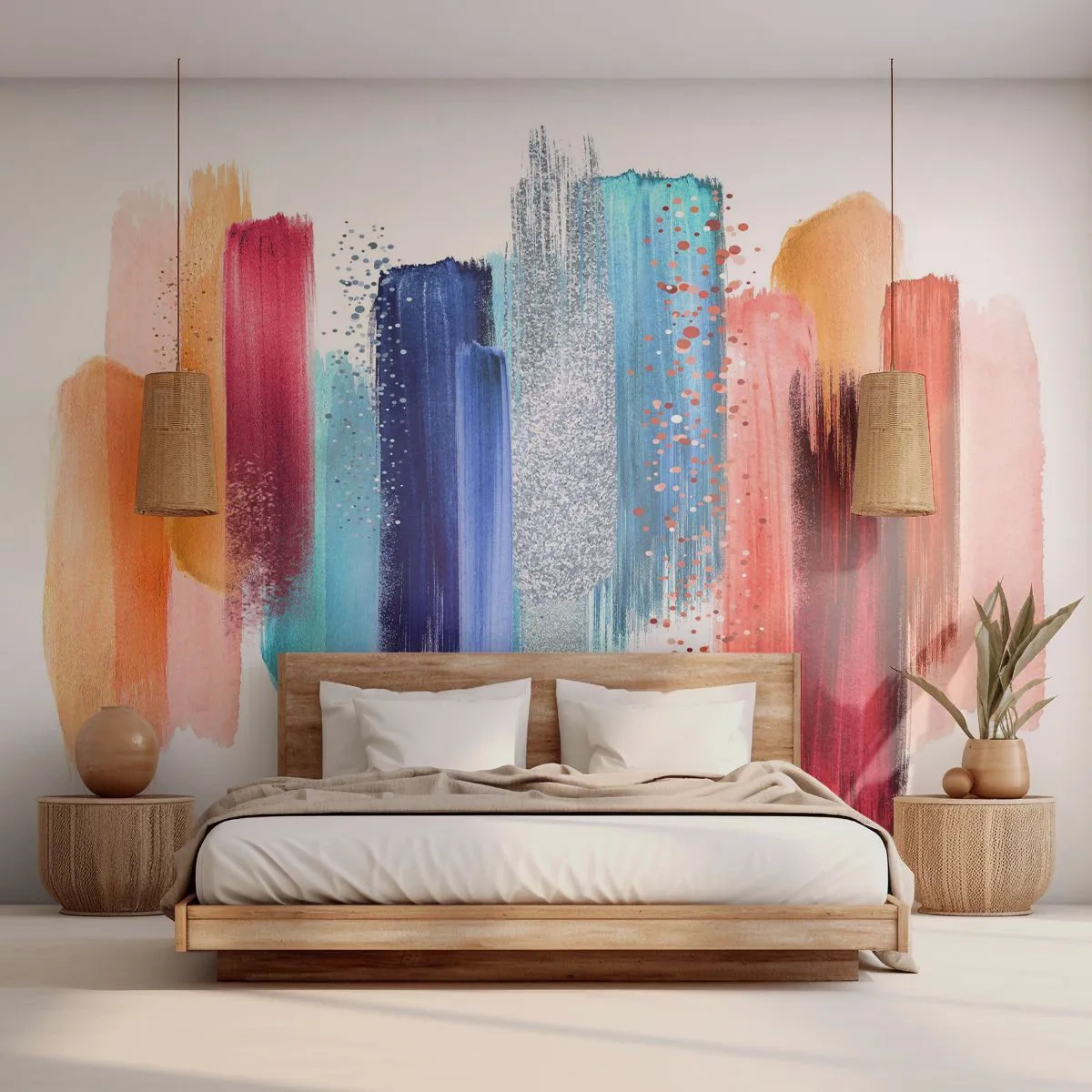Fotótapéta Premium Canvas - Fel és le - Absztrakció, Darab, Modern művészet - 250x175 cm