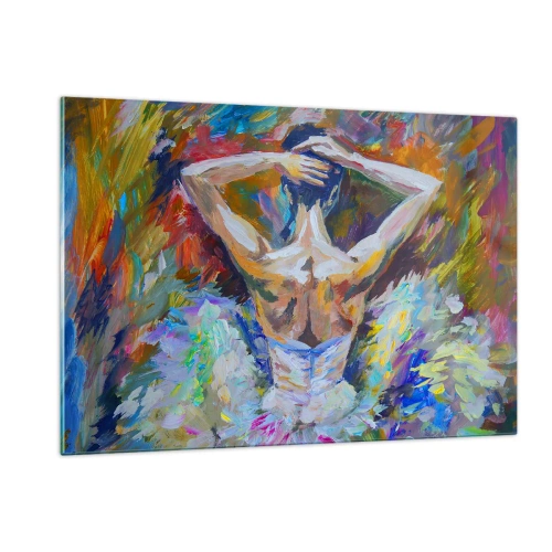 Üveg kép - Bármi lehet - 120x80 cm