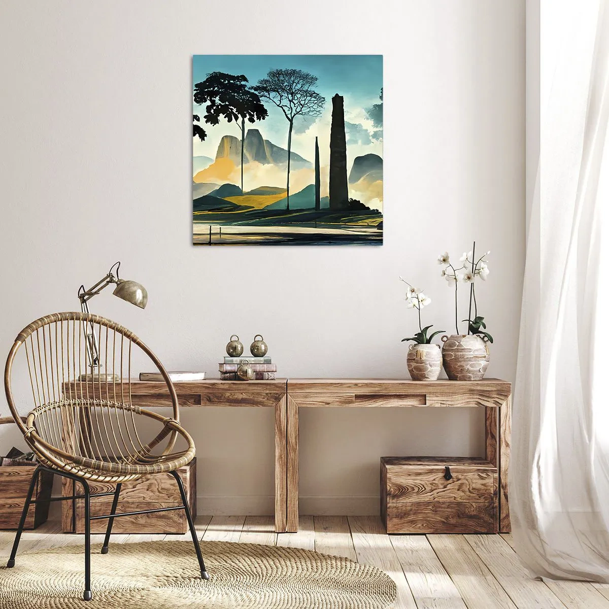 Vászonkép - Mindíg magasabbra és magasabbra - 60x60 cm