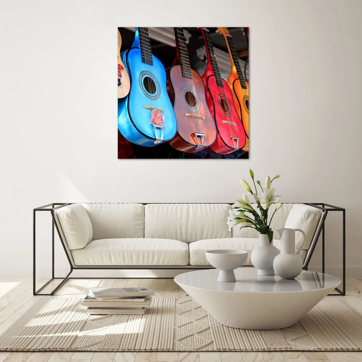 Üveg kép - Latin hangulat - 30x30 cm