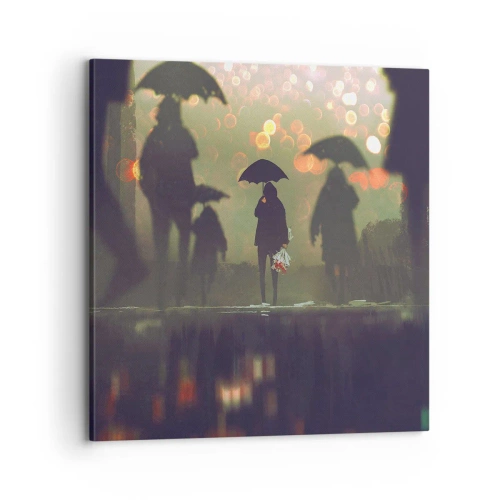 Vászonkép - Egy esőcsepp szemszögéből - 70x70 cm