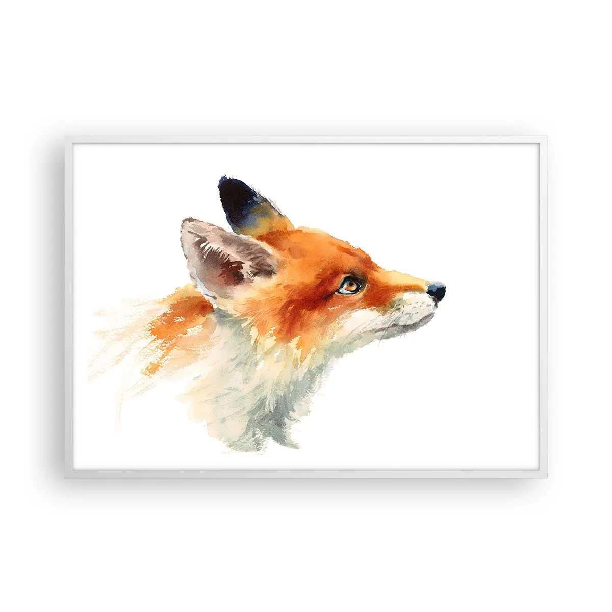 Poszter fekete keretben - Óvatosság az első - 100x70 cm