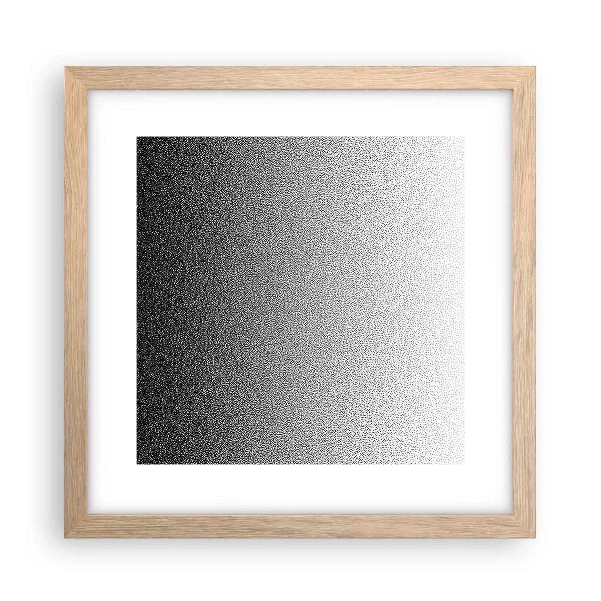 Poszter világos tölgy keretben - A fény felé - 30x30 cm