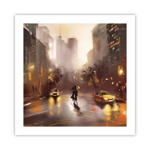 Poszter - New York fényében - 50x50 cm