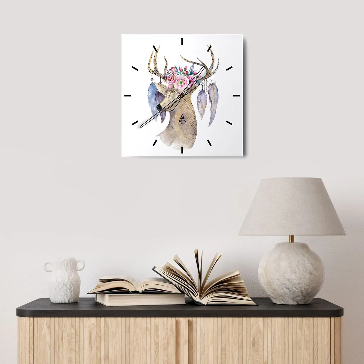 Falióra, Óra - Lélekvezető – szelíd, ártatlan - 40x40 cm