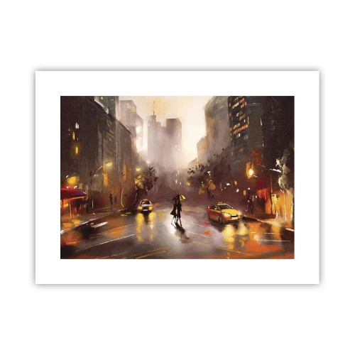 Poszter - New York fényében - 40x30 cm