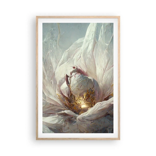 Poszter világos tölgy keretben - Száz év alatt egyszer virágzik - 61x91 cm