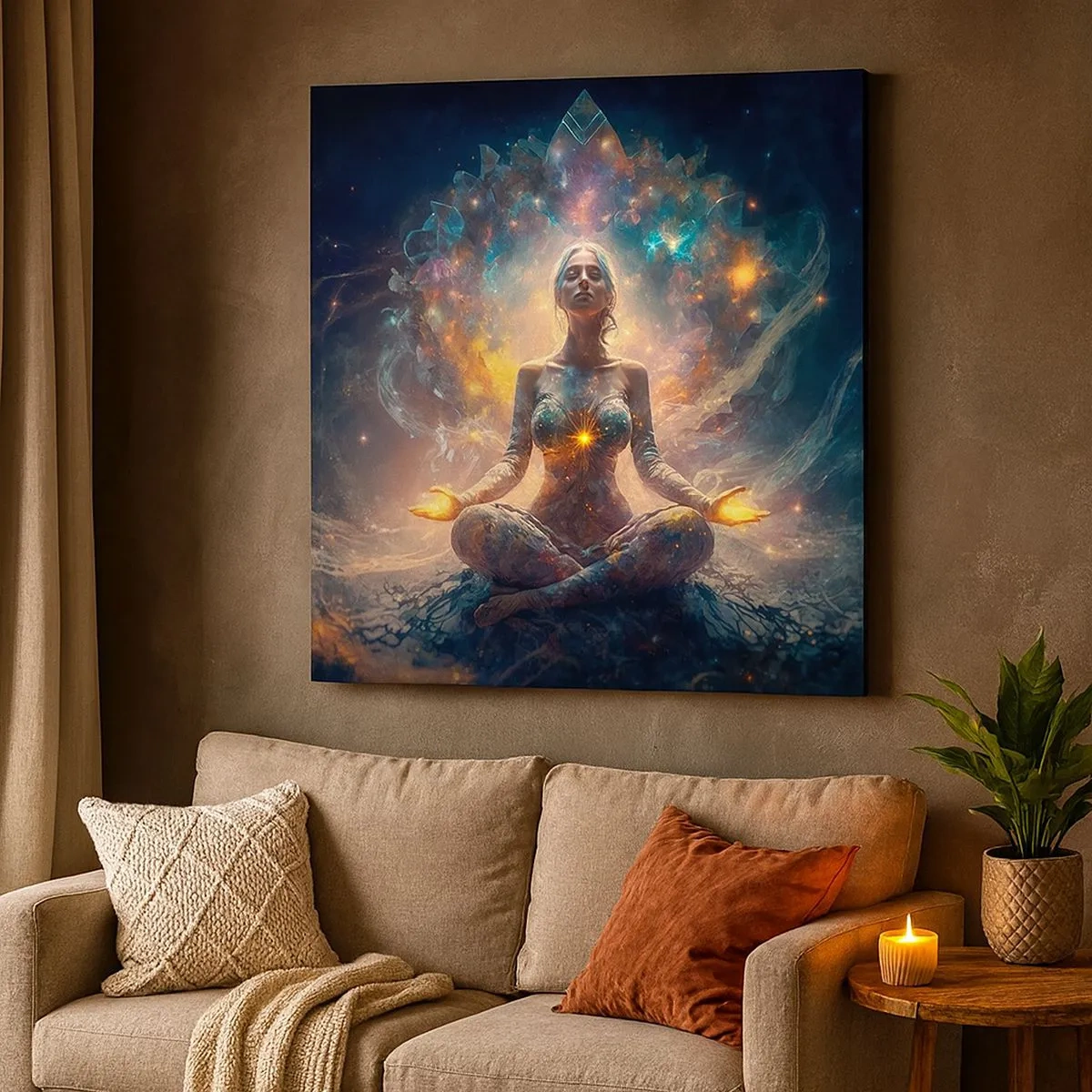 Vászonkép - A jó energia áramlása - 30x30 cm