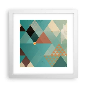 Poszter fekete keretben - A sokféleség egysége, az egység sokfélesége - 30x30 cm