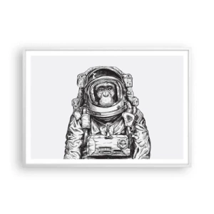 Poszter fekete keretben - Alternatív evolúció - 100x70 cm