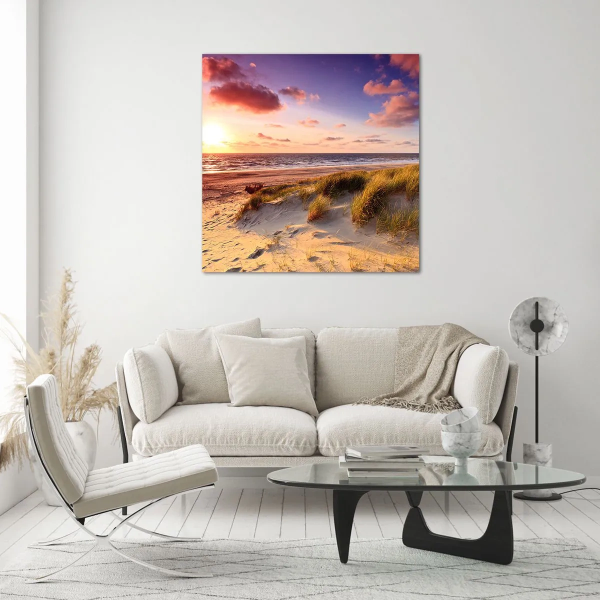 Üveg kép - Már érződik a nyár a levegőben - 40x40 cm