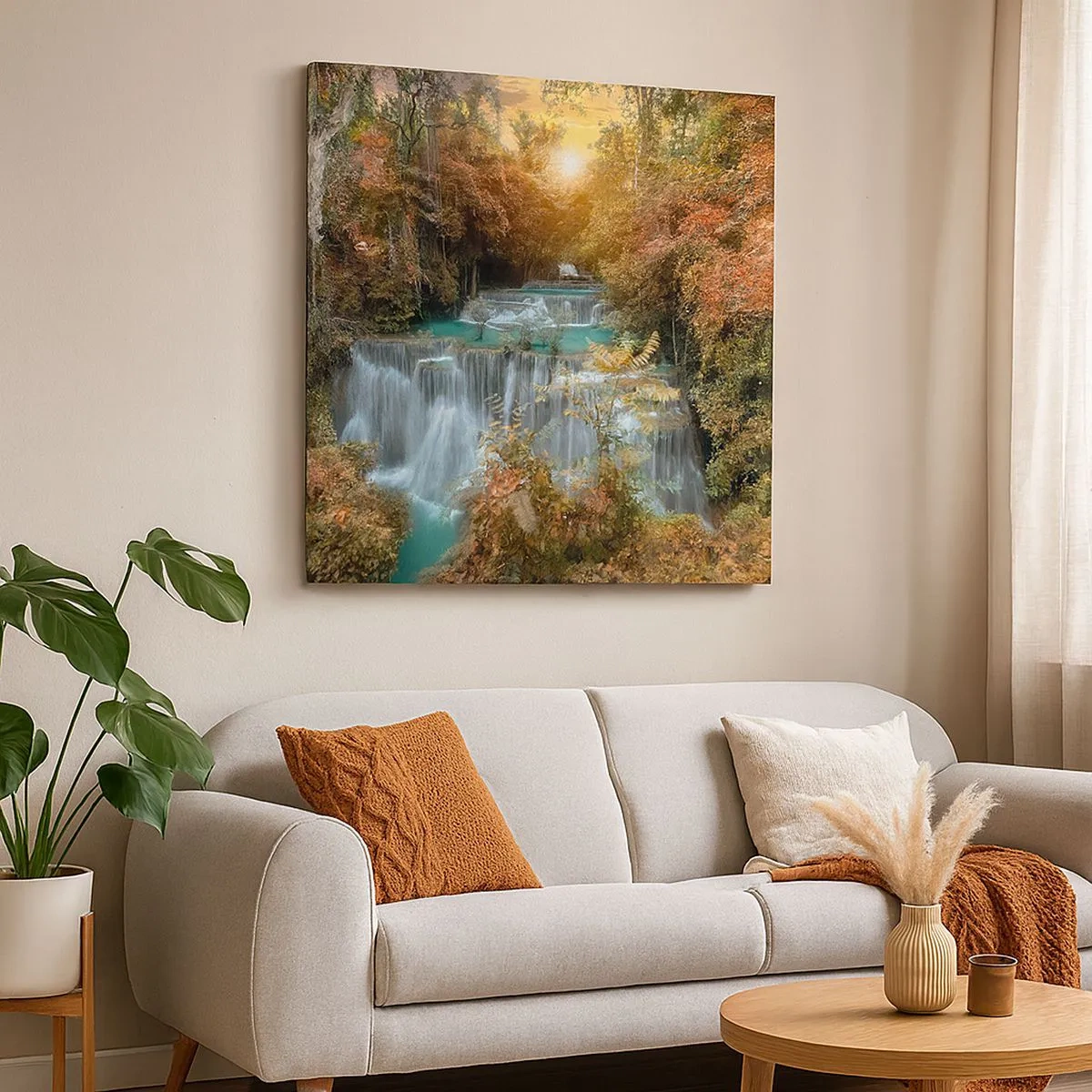 Vászonkép - Az erdő rejtett kincse - 30x30 cm