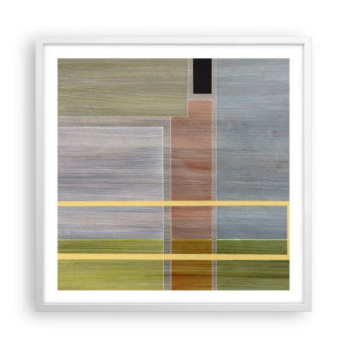 Poszter fekete keretben - Egyszerűen és nyugodtan - 60x60 cm