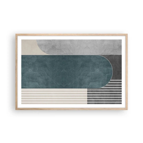 Poszter világos tölgy keretben - Vízszintes kompozíció - 91x61 cm