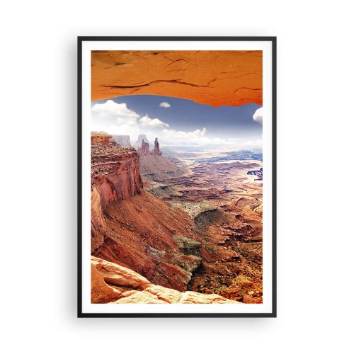 Poszter fehér keretben - Maga a természet faragta - 70x100 cm