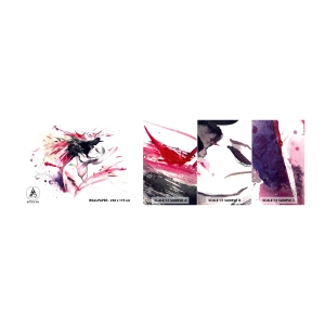 Fotótapéta Minta Öntapadós Deluxe Sticker - A szerelem beteljesülése - Absztrakció, Nő és Férfi, Szerelem - 100x30 cm