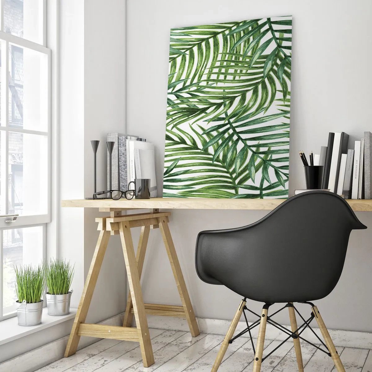 Üveg kép - A zöld lombkorona alatt - 50x70 cm