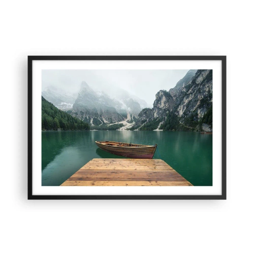 Poszter fehér keretben - "És a homlok büszke sziklái" - 70x50 cm