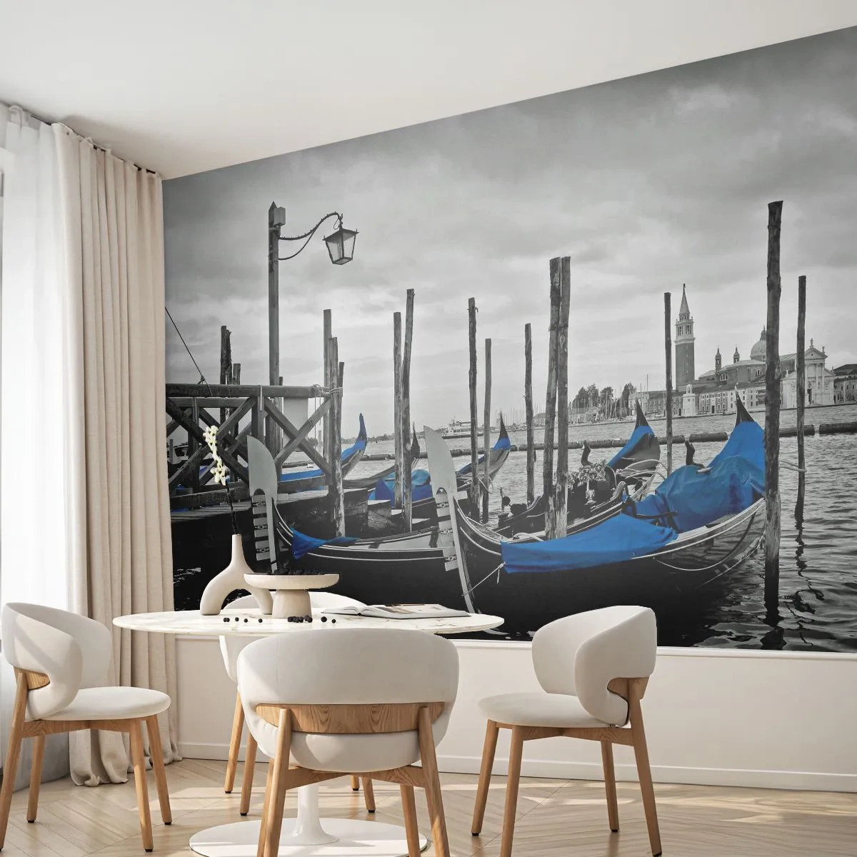 Fotótapéta Premium Sand - Gondolkodó Velence - Város, Velence, Olaszország - 100x70 cm