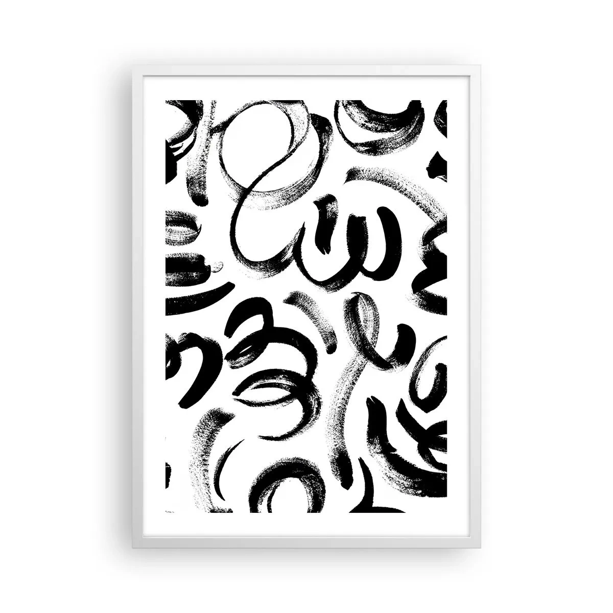 Poszter fekete keretben - Feketén-fehéren - 50x70 cm