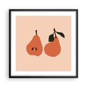 Poszter fehér keretben - Maga az édesség - 50x50 cm