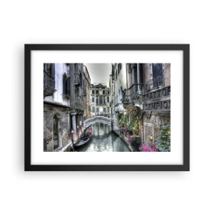 Poszter fehér keretben - Évszázadokon át néma elmélkedésben - 40x30 cm