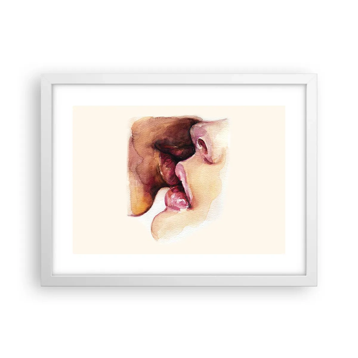 Poszter fekete keretben - Mint éjszaka és nap, föld és ég - 40x30 cm