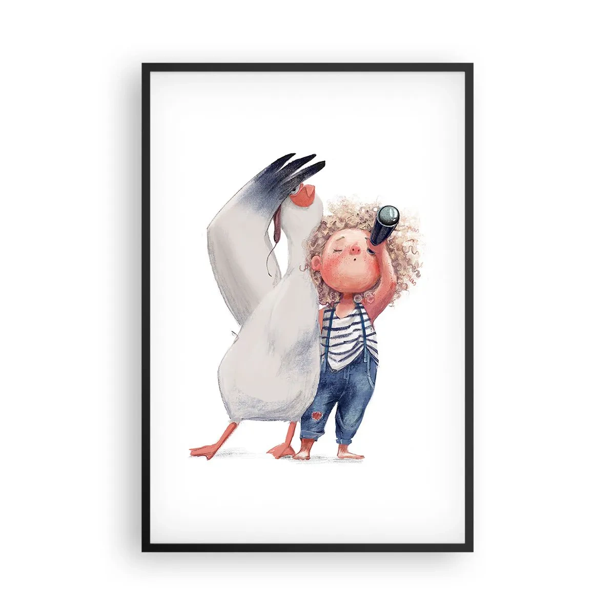 Poszter fehér keretben - Nagy utazási terve - 61x91 cm