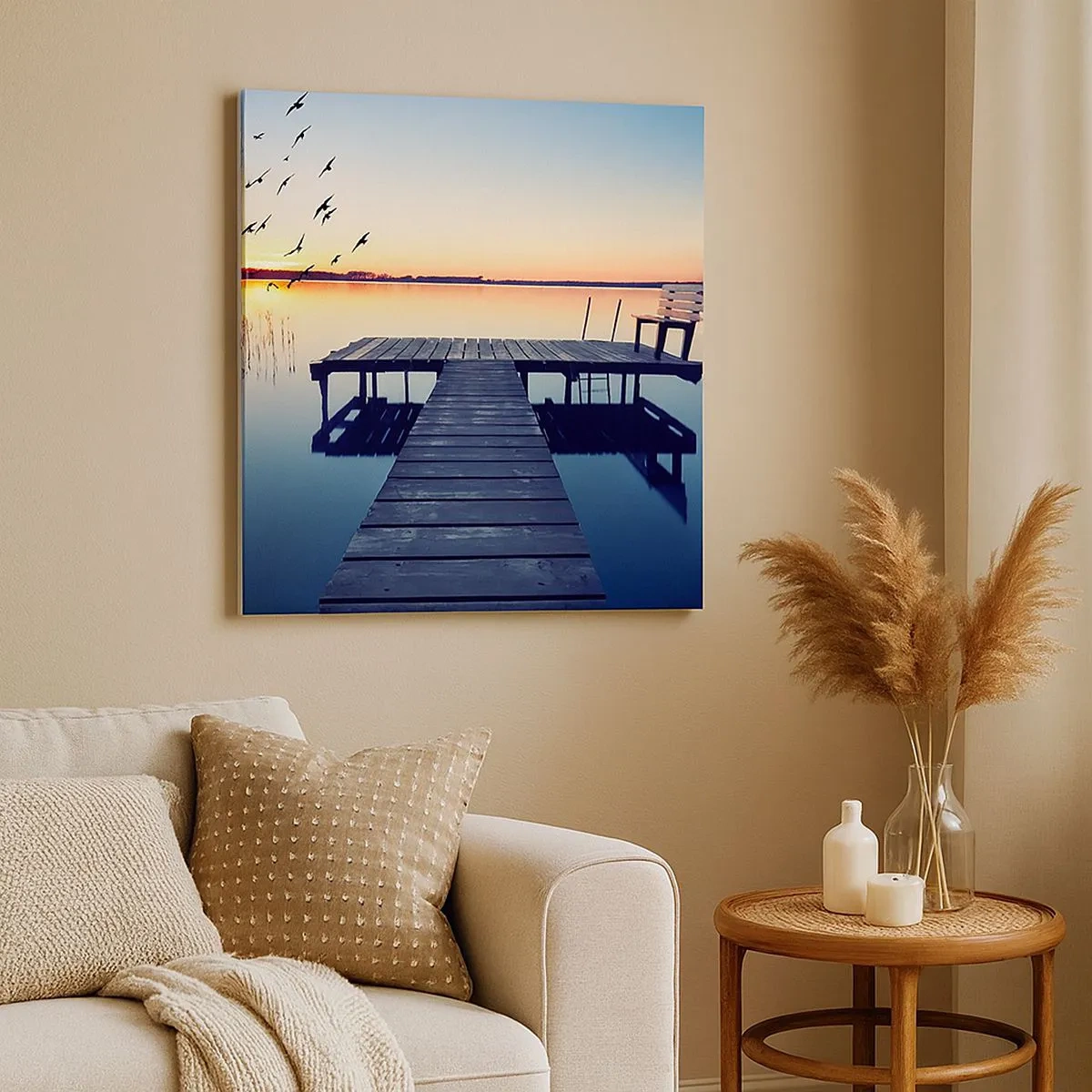 Vászonkép - Jó nap volt - 30x30 cm