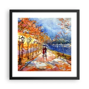 Poszter fehér keretben - Együtt az idő határáig - 40x40 cm