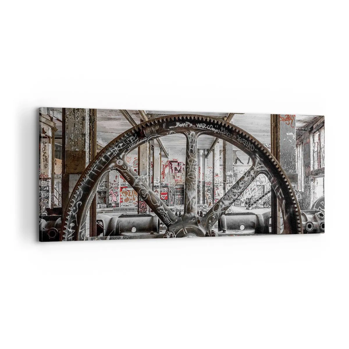 Vászonkép - A gyár titkos élete - 100x40 cm