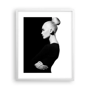 Poszter fekete keretben - Egyszerűen egy nő - 40x50 cm
