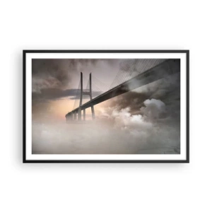 Poszter fehér keretben - A nem létező folyó mentén - 91x61 cm