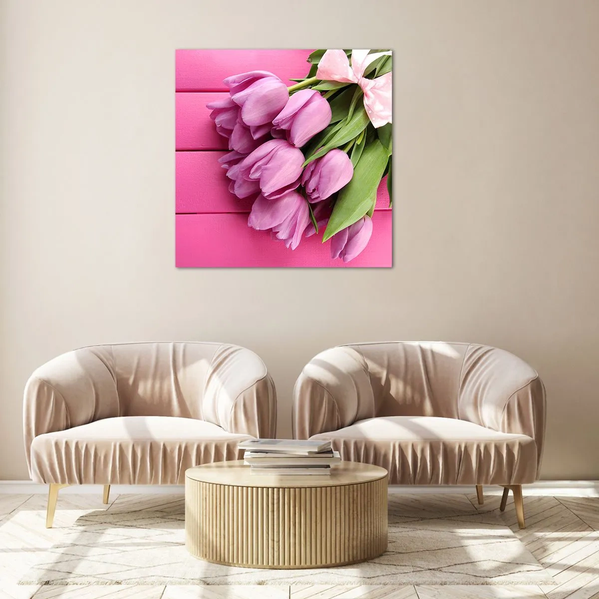 Üveg kép - Pont Neked - 60x60 cm