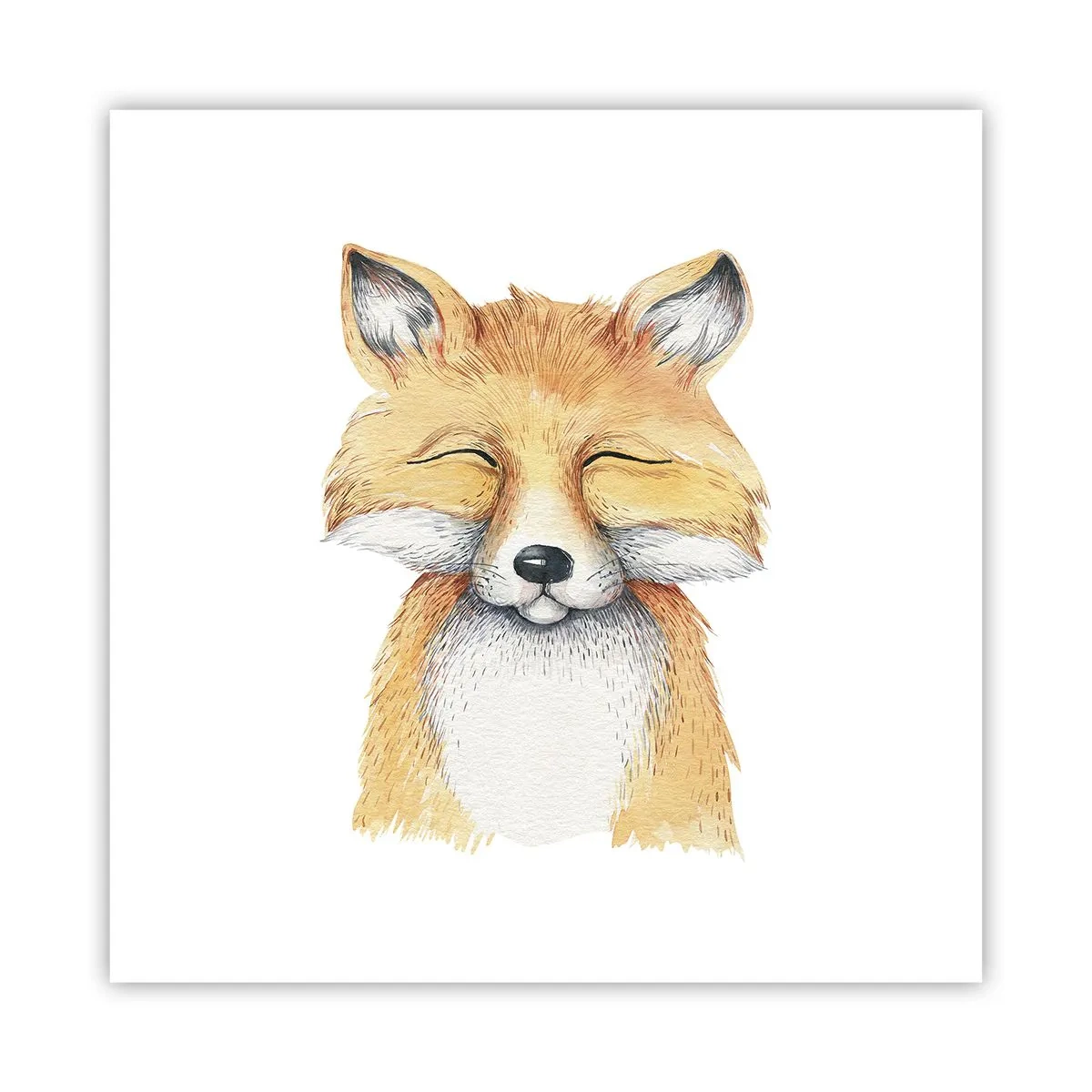 Poszter - Róka hangulatok - 40x40 cm