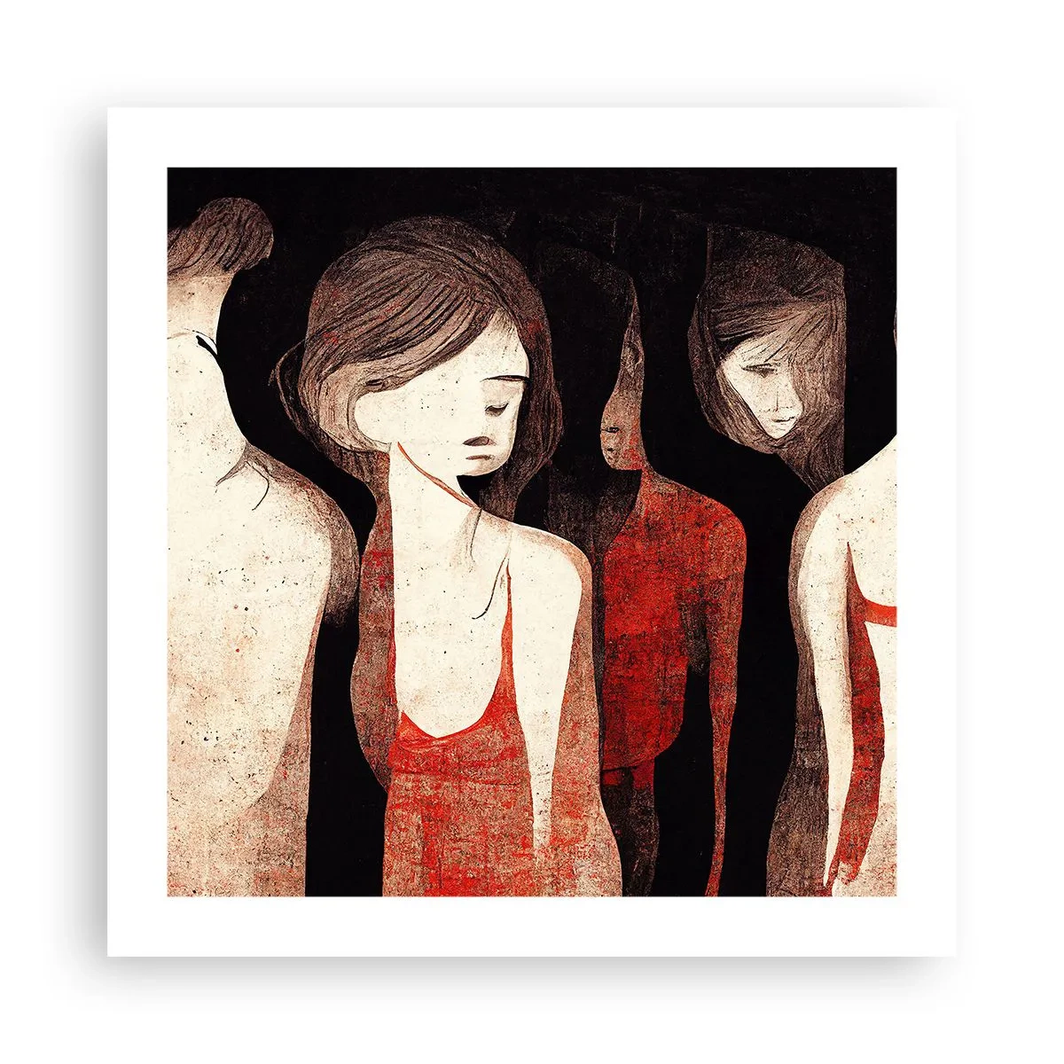 Poszter - A sötétség madonnái - 50x50 cm