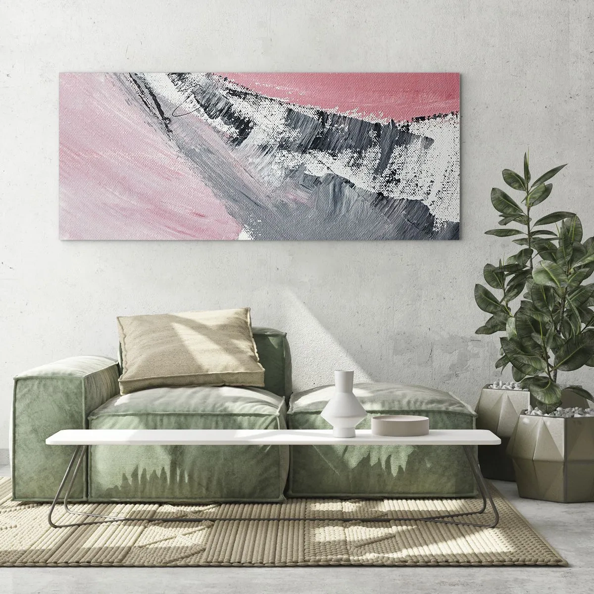 Üveg kép - Hozzáillő kompozíció - 120x50 cm