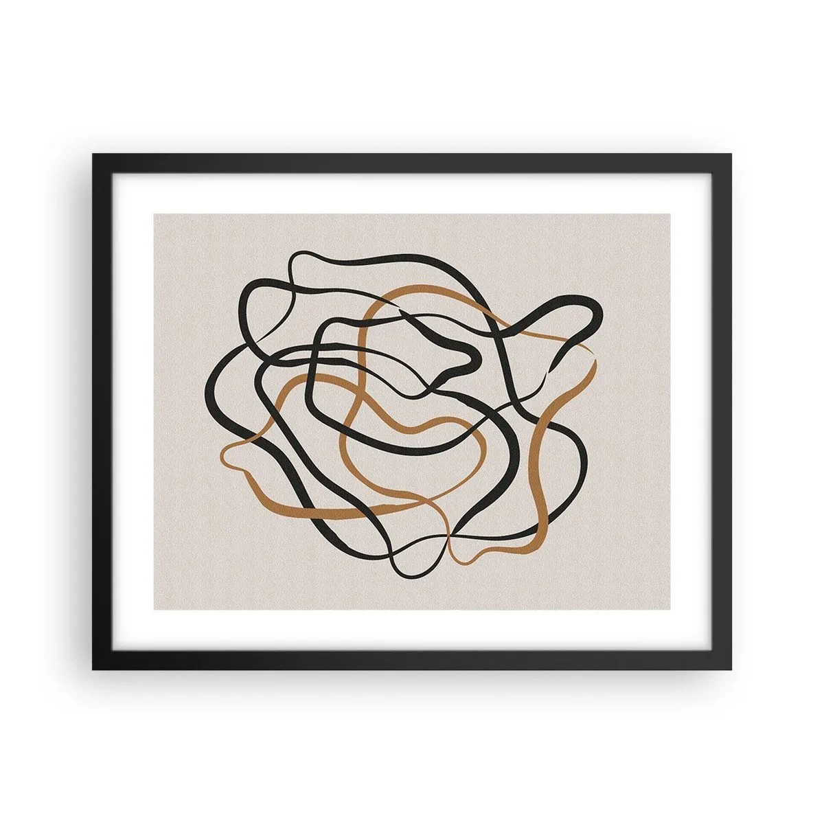 Poszter fehér keretben - Minden összezavarodott - 50x40 cm