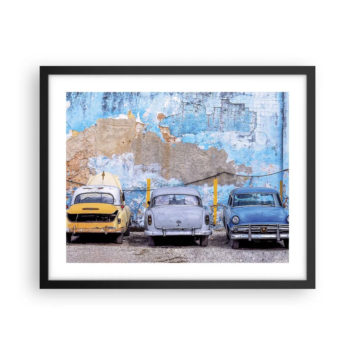 Poszter fehér keretben - Veteránok találkozása - 50x40 cm