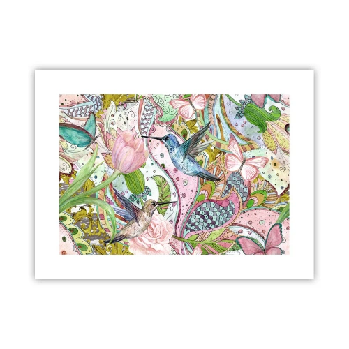 Poszter - Szőlőbe gabalyodva - 40x30 cm