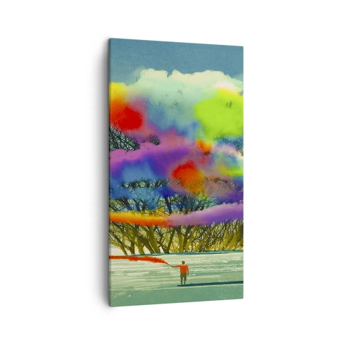 Vászonkép - Keltsd életre ezt a világot - 45x80 cm