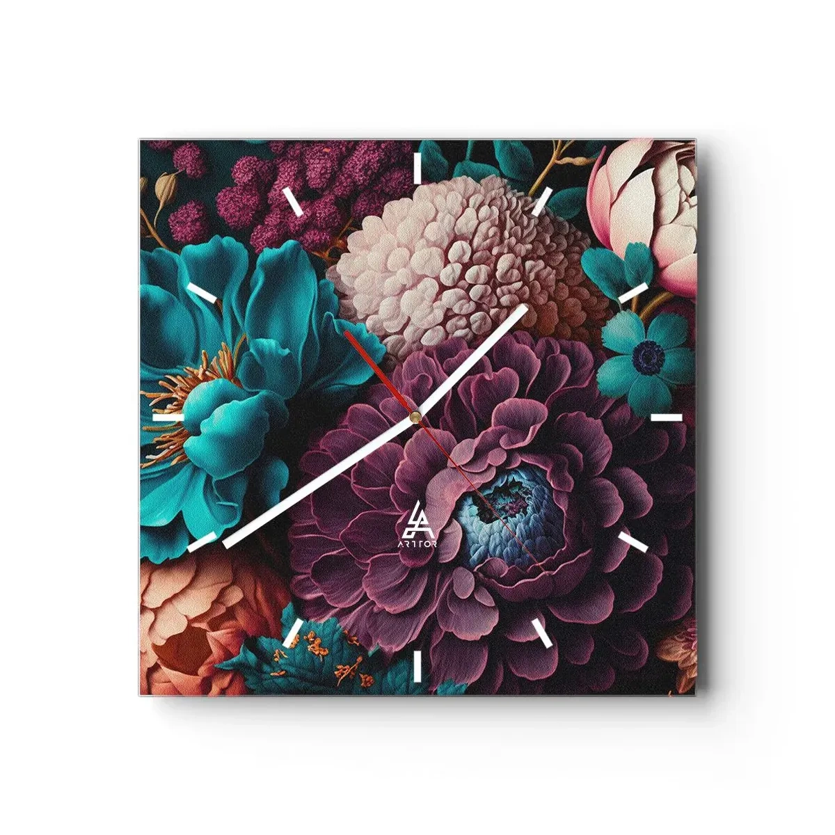 Falióra, Óra - A természet bőségében - 30x30 cm