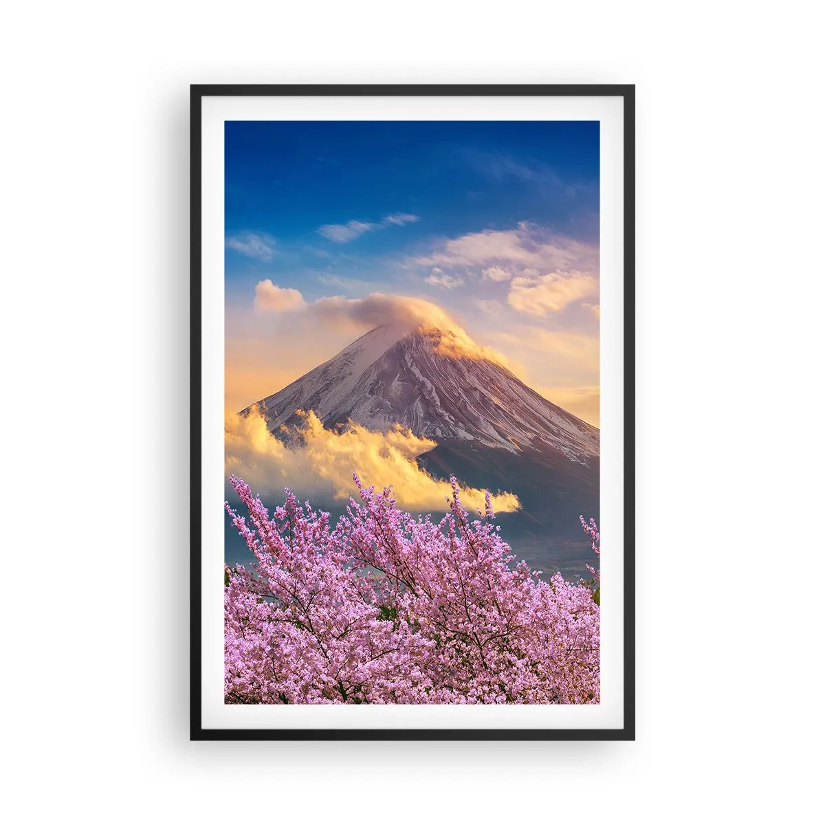Poszter fehér keretben - Japán szentség - 61x91 cm