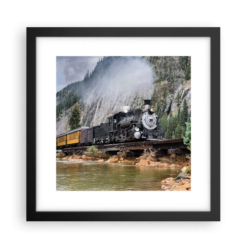 Poszter fehér keretben - Hova? Hova? - 30x30 cm