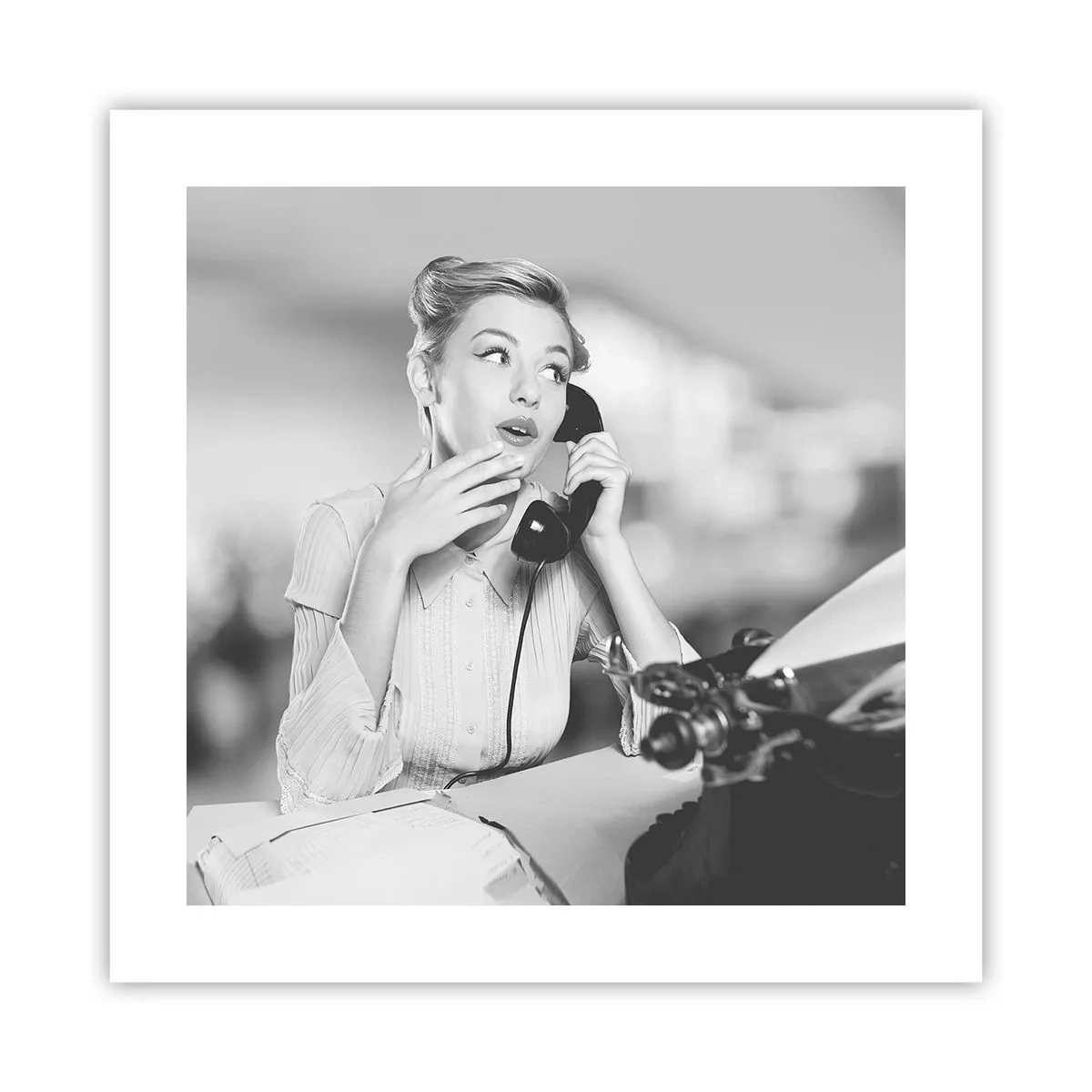 Poszter - Hello, itt az 50-es évek. - 40x40 cm